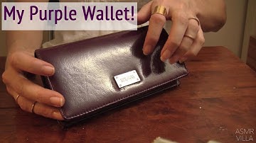 ASMR * Theme: My Purple Wallet * Tapping & Scratching * Fast Tapping * No Talking * ASMRVilla
