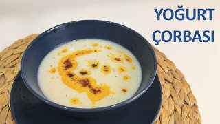 TAM KIVAMINDA Yoğurt Çorbası Nasıl Yapılır? | Pirinçsiz Yoğurt Çorbası | 5 DAKİKADA ÇORBA