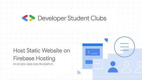 Host Static Website on Firebase Hosting
