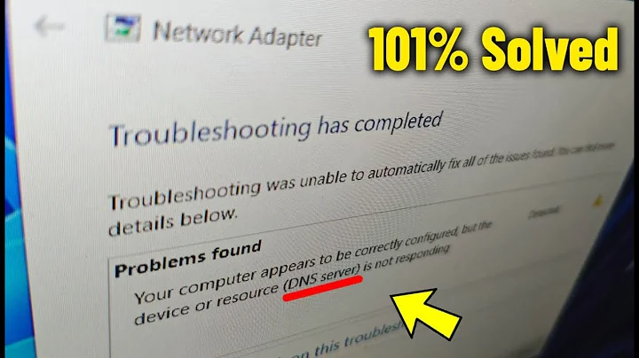 Your computer appears to be correctly configured but DNS Server Not Responding – Error Solved ✅