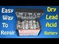 Easy way  to repair 12v lead acid battery step by step , Awesome project that can help you