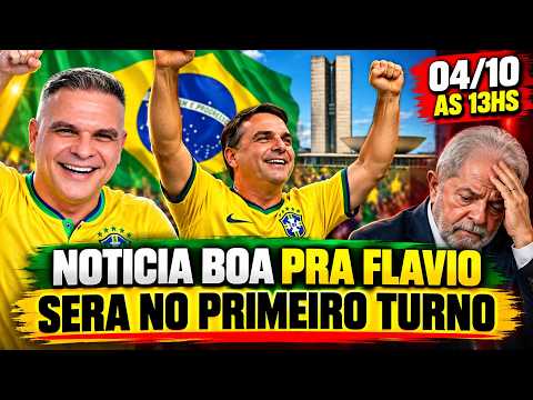URGENTE - SAI NOTÍCIA BOA PRA FLÁVIO - VAI SER NO PRIMEIRO TURNO