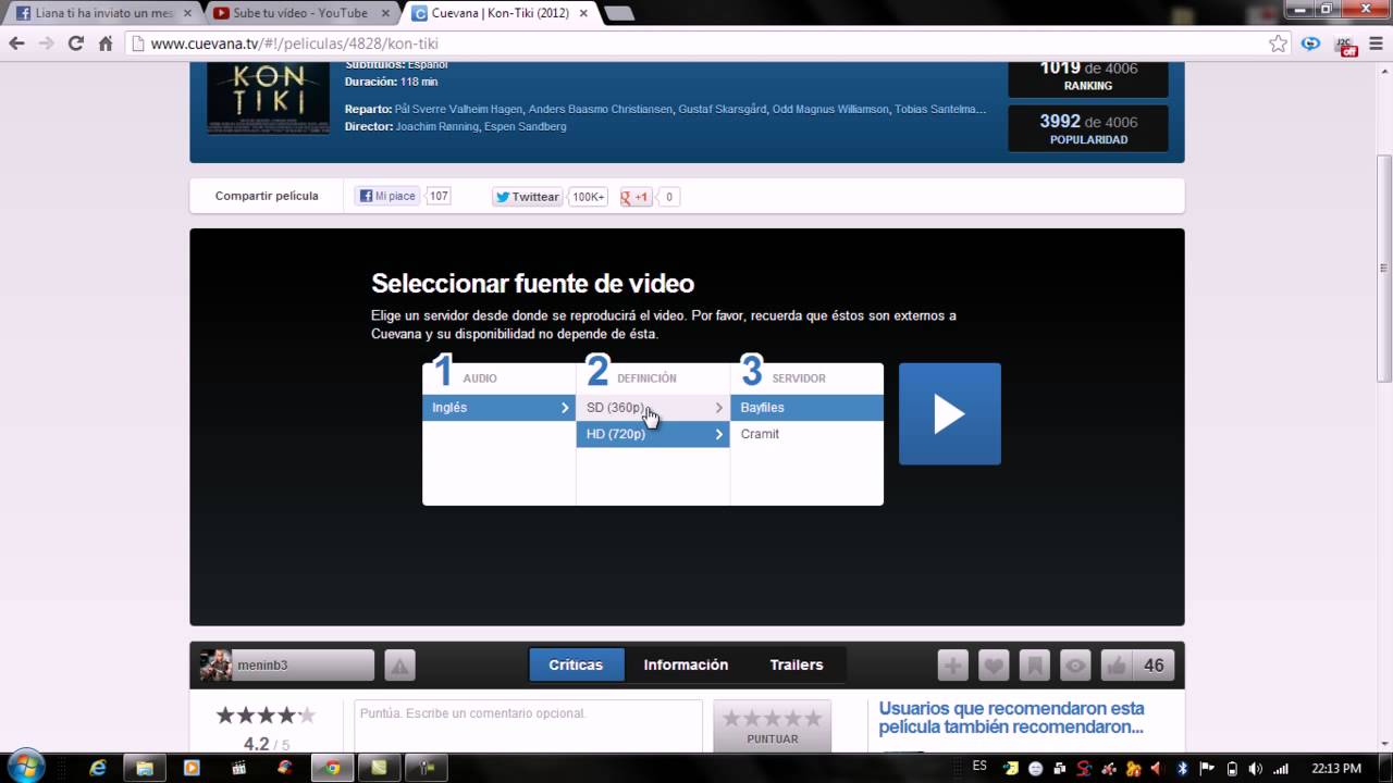 Www Cuevana Tv Ver Peliculas Online Gratis Por Youtube