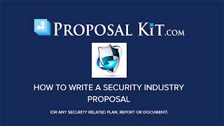 How to Write a Security Services Proposal