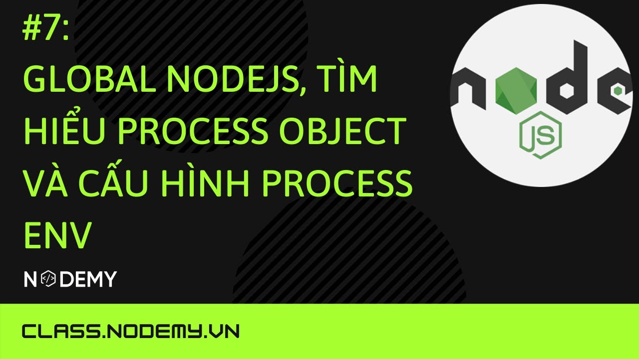 [Node js] | Bài 7: Global nodejs, tìm hiểu process object và cấu hình ...