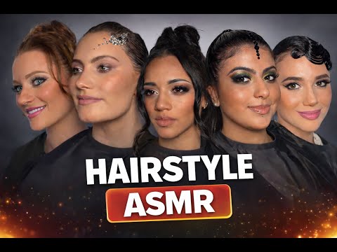 Elegant Wave Hairstyle Tutorial | Beautiful Ballroom Styling Asmr