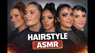 Elegant Wave Hairstyle Tutorial | Beautiful Ballroom Styling Asmr