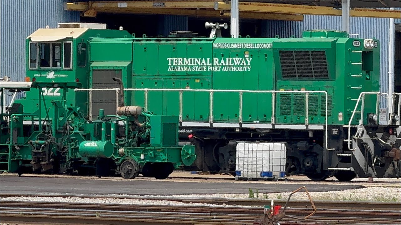 Rail Power Rp14bd Alabama Port Authority Terminal Railroad / CSX Mobile Yard drive by ...