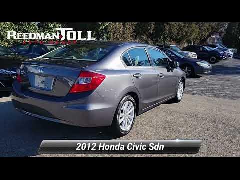Used 2012 Honda Civic Sdn EX, Drexel Hill, PA P00787A-H - YouTube