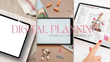 101 DIGITAL PLANNING EP.4 My TOP Recommended apps for Android (How to digital plan series) Android