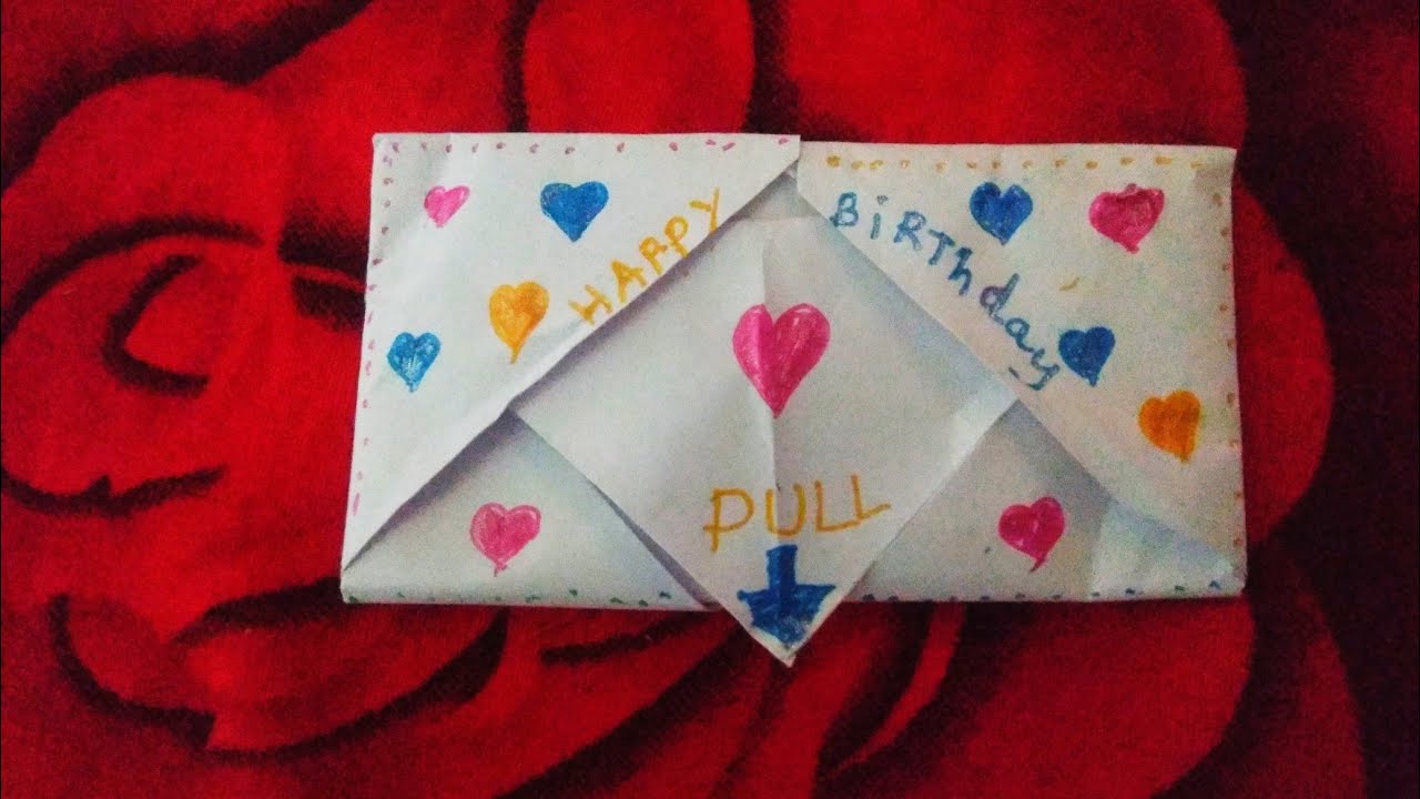 How to make a greeting card at home YouTube