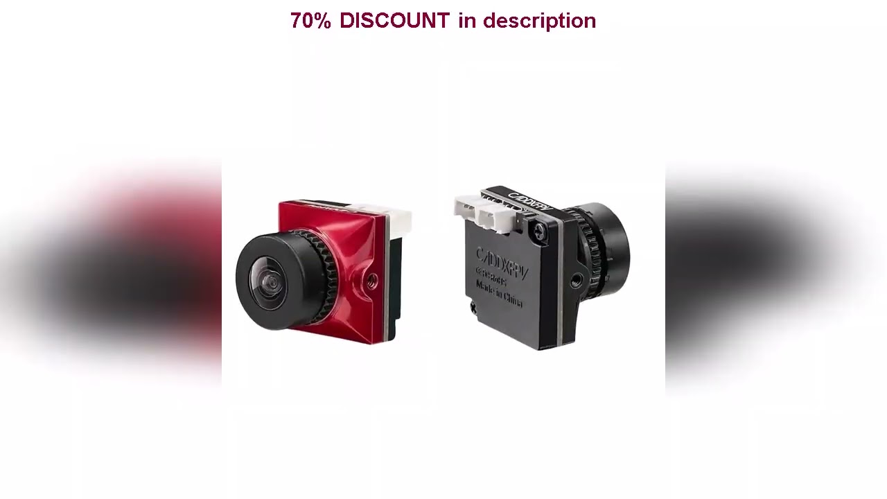 🎥 #Caddx Ratel 2 V2 FPV Camera Ratel2 2.1mm Lens 16:9/4:3 NTSC/PAL Switchable 19*19mm Super WDR for F — Video review, click xem trên YouTube