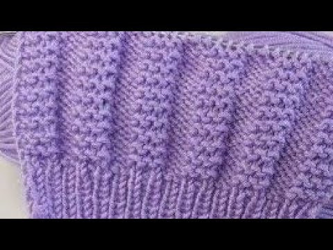 Super easy Only 2 Rows repeat knitting pattern for all knitting ...