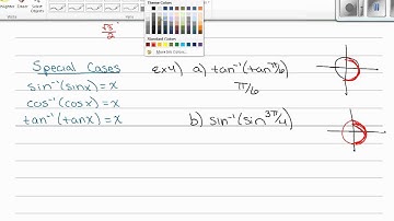6.4b Composition of Inverse Trig Functions