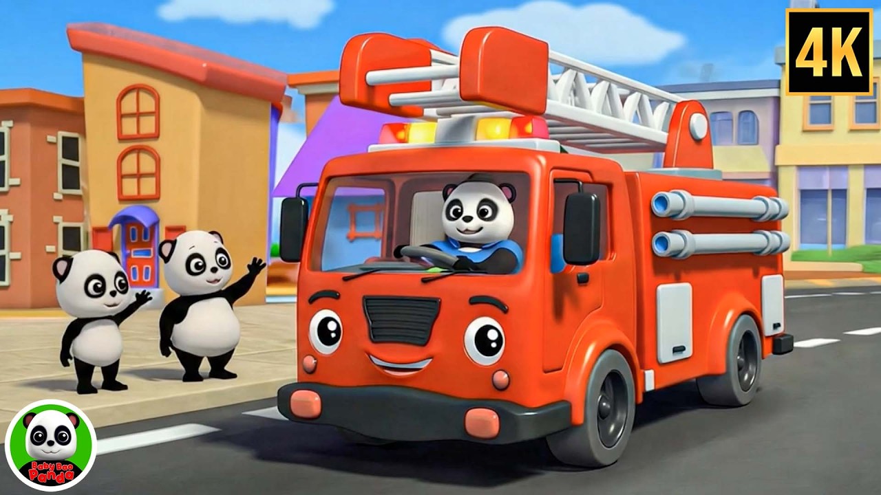 Wheels On The Fire Truck, Nursery Rhyme and Kids Song
