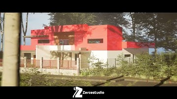 UNREAL ENGINE 5 - Realistic exterior architectural Design Lumen-Path trace