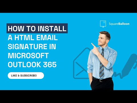 How to install a HTML email signature in Microsoft Outlook 365