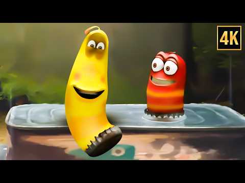 Funny Cartoon for Kids - Larva Dancing in Rain, Silly Moments & Fun Comedy Animation Video