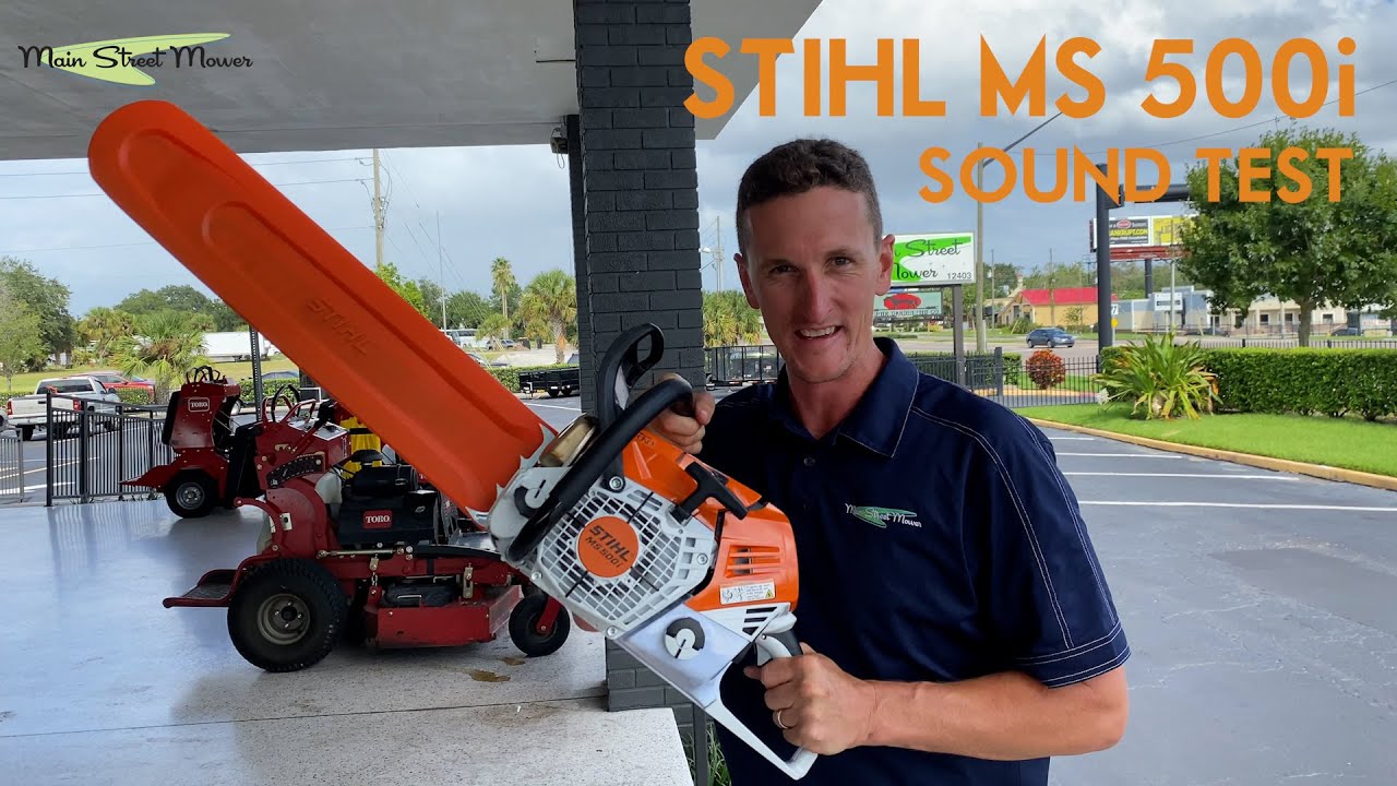 Stihl MS 500i Chainsaw with Electronically Fuel Injection