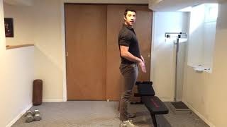 Burpees on a Bench