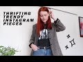 thrift my list + haul + styling | trendy instagram pieces