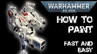 How to Paint a Tau Riptide Battlesuit  My Tau Redemption