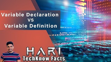 Difference between Variable Declaration and Definition In C Language Fresher/Experience