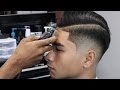 BARBER TUTORIAL: COMBOVER | HALF INCH OFF THE TOP | LOW FADE | SHEAR WORK