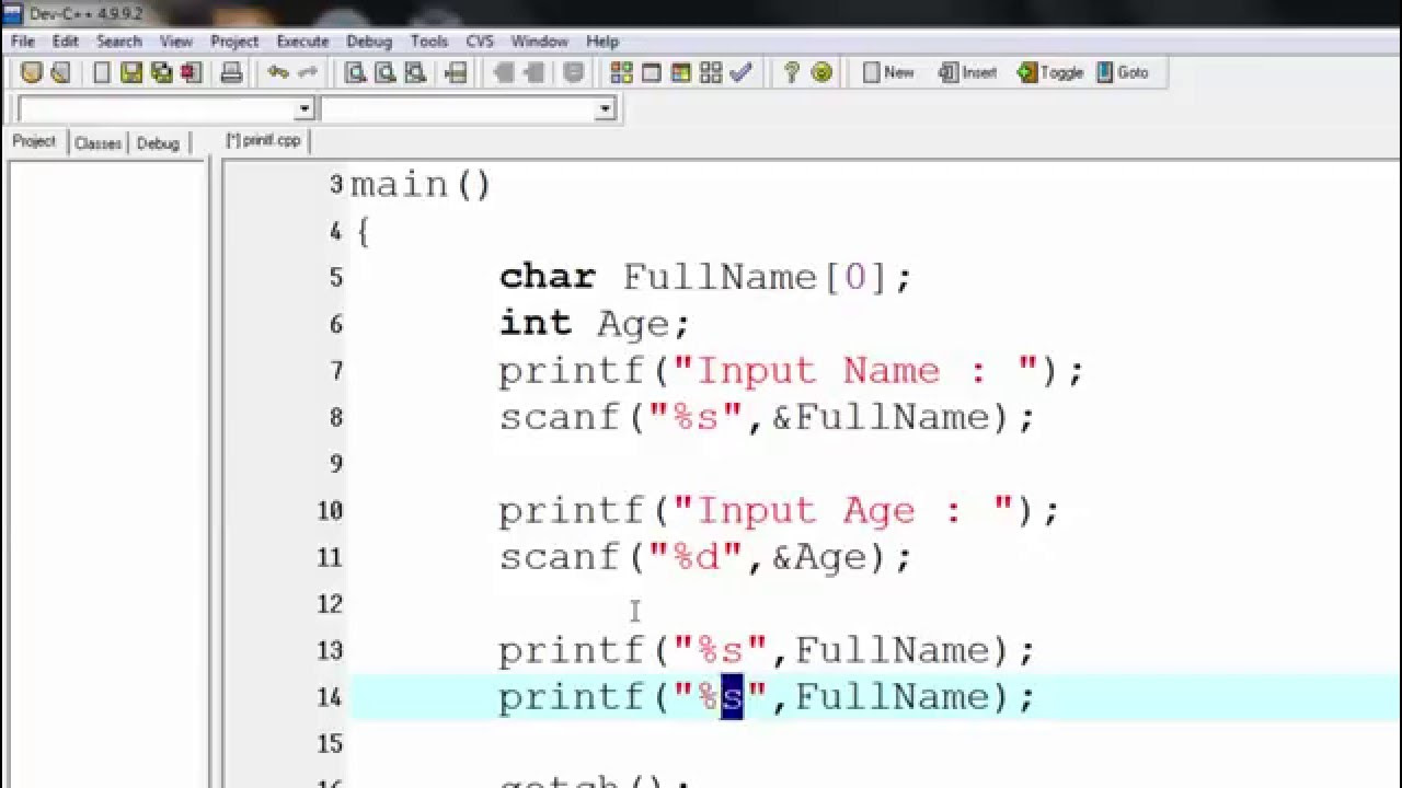 เขียน โปรแกรม รับ ค่า ตัวเลข  2022 New  02 devcpp การรับค่า