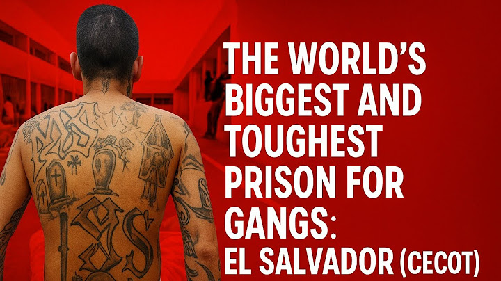 "The World’s Biggest and Toughest Prison for Gangs: El Salvador (CECOT) 🇸🇻"