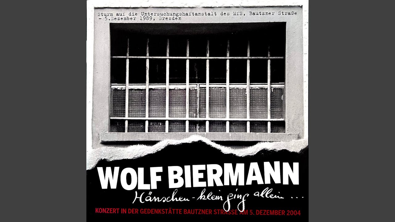 Wolf Biermann Die Stasi Ballade Die Stasi-Ballade - YouTube