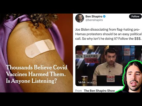 New York Times Covers Vaccine Injuries & Ben Shapiro Says Follow The Money With Biden!