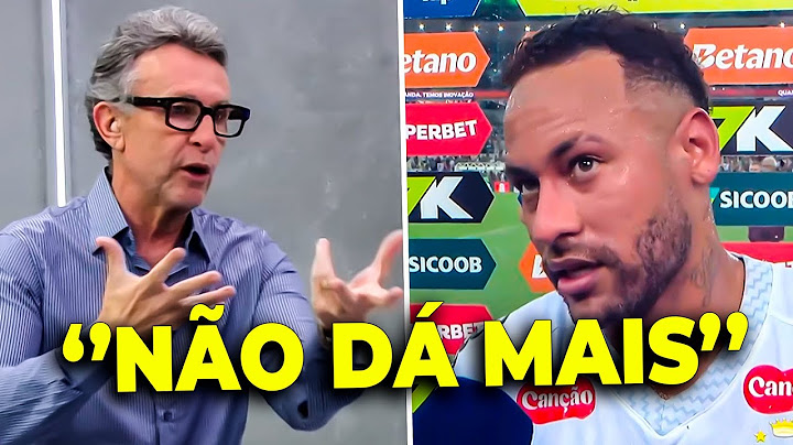 NETO FOI SINCERO E LARGOU O AÇO NA VOLTA DO NEYMAR NO SANTOS ''ELE NÃO DÁ MAIS''
