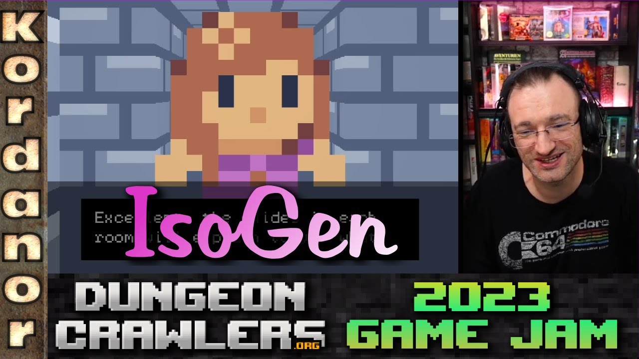 IsoGen - Playing Dungeoncrawler GameJam 2023 Submissions
