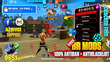 ⚡Free Fire OB51 AIM kill mod menu free☠️new rank season FF hack🔥BR MOD,HAXX-CKER PRO V11, HG CHEAT⚔️