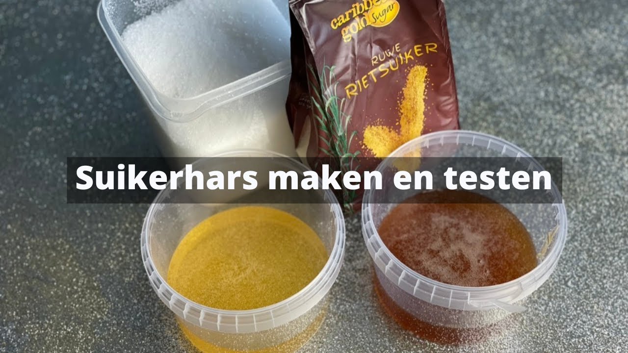 Kan Je Van Alle Suiker Hars Maken? - Suikerhars Maken & Testen - YouTube