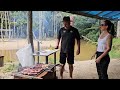 HOW TO MAKE A SIMPLE BARBECUE BY THE RIVER / SIRLOIN STEAK, SHOULDER CUT, SAUSAGE AND CHICKEN