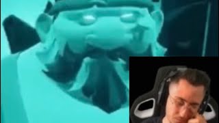Dischode topples a sot streamer and he big sad