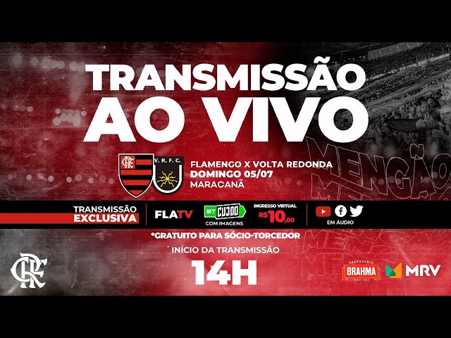 Flamengo x Volta Redonda Ao Vivo - Semifinal Taça Rio 