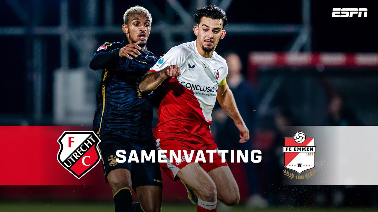 FILIMON GEREZGIHER met zijn EERSTE TREFFER voor EMMEN ⚽️ | Samenvatting Jong FC Utrecht - FC Emmen
