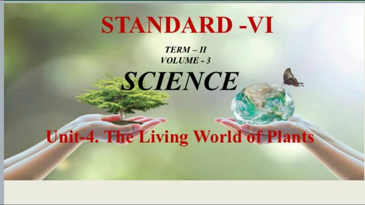6th New Book Science The Living World of Plants-Easy Explanation with