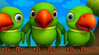 I Am A Parrot, I Am A Parrot | Main Tota Main Tota | Mitthu Mitthu | Hindi Rhymes For Kids | Cuti...
