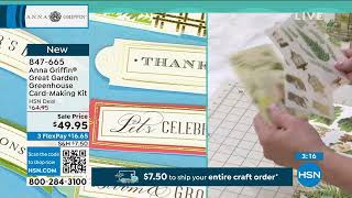 Anna Griffin Great Garden Greenhouse CardMaking Kit