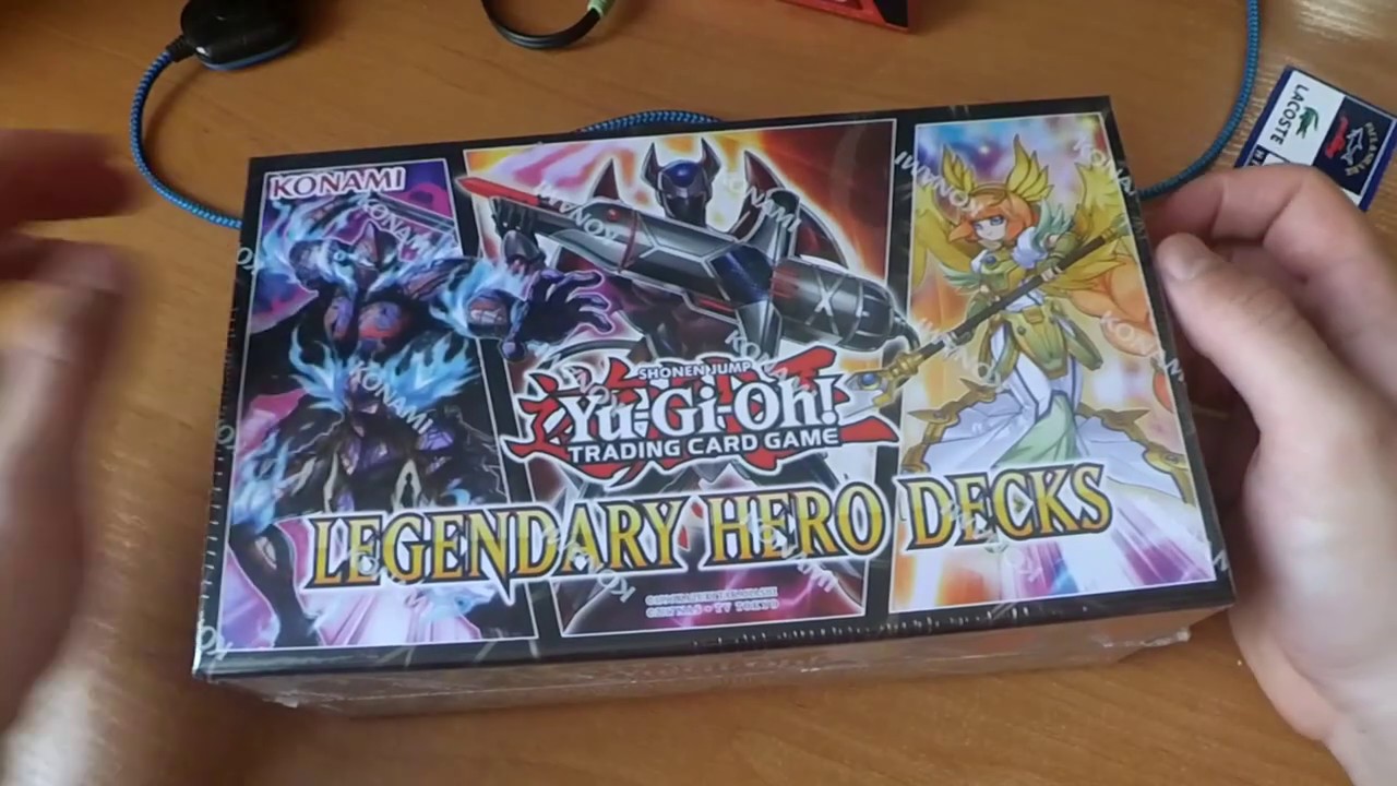 Yu-Gi-Oh Legendary Heroes Deck анбоксинг - YouTube