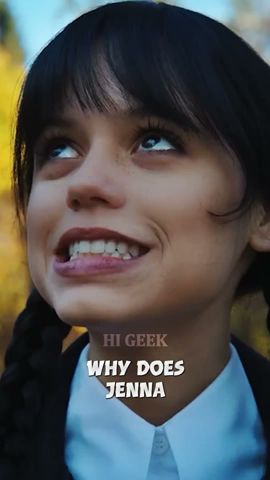 Why Does Jenna Ortega, Performer of The Role of Wednesday, Think She's Ugly? #shorts #wednesday