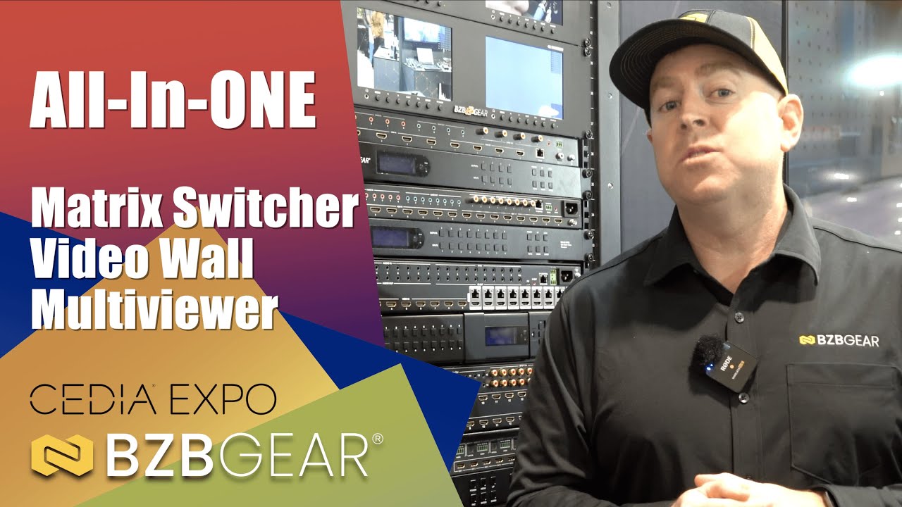 BZBGEAR VP Series CEDIA 2025 - The Ultimate All-in-One Matrix, Video Wall & Multiviewer