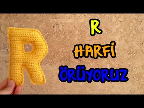 Amigurumi 'R' Harfi Yapılışı