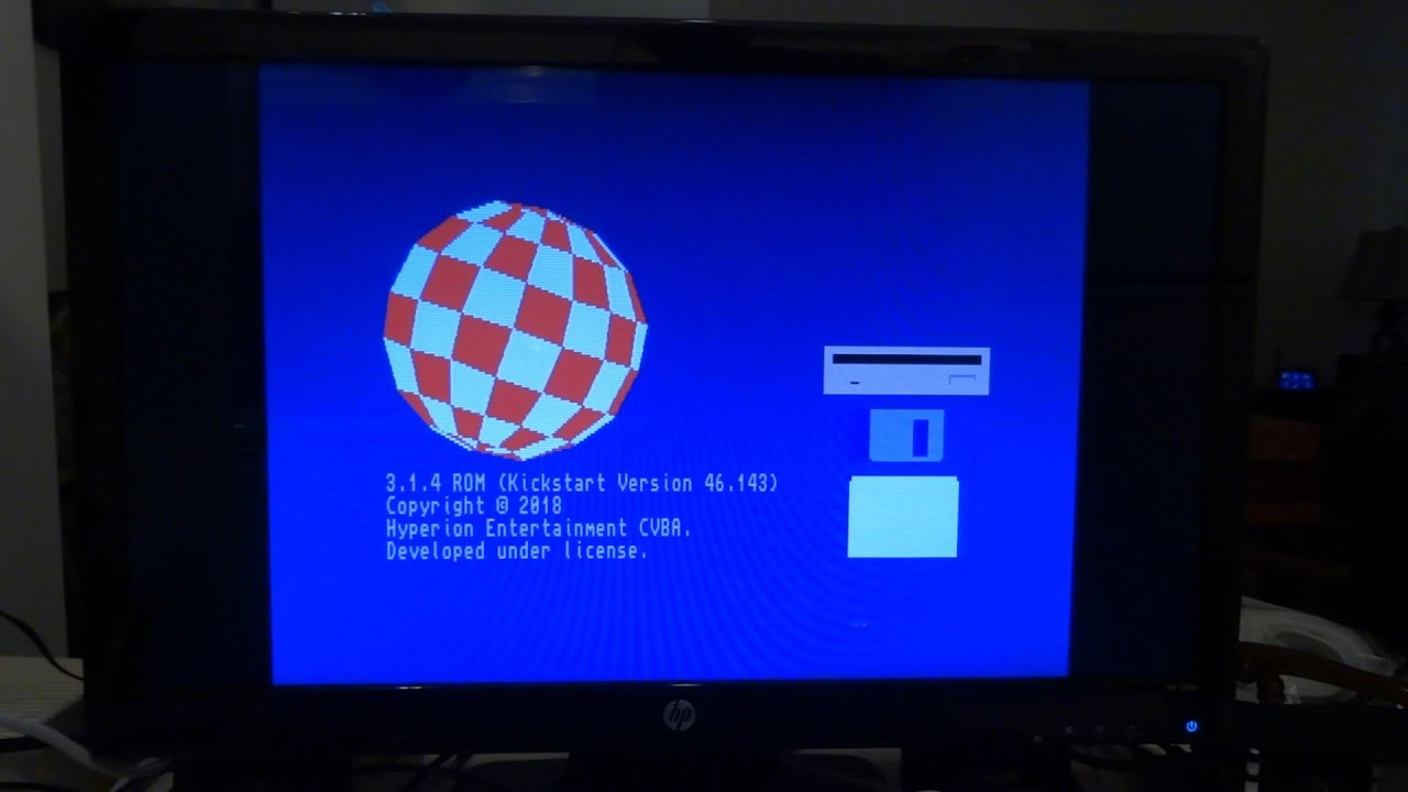 Amiga 500 3.1.4 Rom Upgrade - YouTube