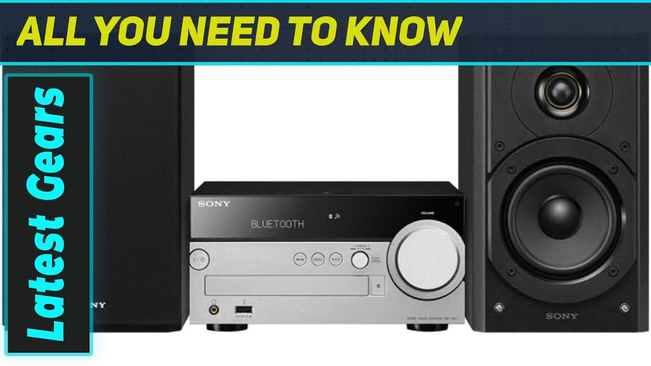 SONY CMT-SX7: Amazing Sound, Compact Power - YouTube