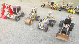 How to make JCB at Home from Matchbox | DIY JCB Backhoe Loader | Mini JCB Science Project